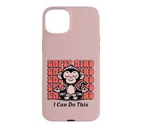 Encouragement au Singe en méditation, Yoga débutant Coque pour iPhone 15 Plus