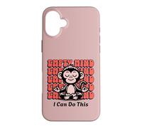 Encouragement au Singe en méditation, Yoga débutant Coque pour iPhone 16 Plus