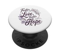 Encourager l’Amour et l’Espoir Accueil Familial PopSockets PopGrip Adhésif