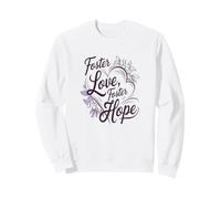 Encourager l’Amour et l’Espoir Accueil Familial Sweatshirt