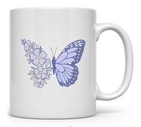 Encourager la Tasse Cadeau Tasse à Boire "Parfois,Vous Oubliez Que Vous êtes Génial,Alors C'est Votre Rappel" Cadeau Inspirant Thé Tasse En Céramique Pourpre Papillon Ailes Motif Pour Les Femmes
