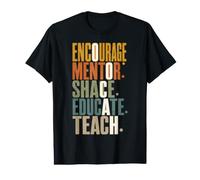 Encourager Le Mentor Inspirer la Formation des Enseignants T-Shirt Graphique avec Valeur