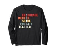 Encourager Mentor Partager Éduquer Enseignant Coach Manche Longue