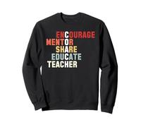 Encourager Mentor Partager Éduquer Enseignant Coach Sweatshirt