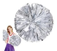 Encouragez l’équipe s | Grands pompons de pom-pom girl | Accessoires de feuille de sport pour bague de doigt | Sparkly Spirit Accessoires pour enfant Squad Team School Game Événement Fête Perf