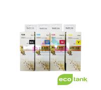 Encre 104 Ecotank avec Epson ET-2710 ET-2711 ET-2712 ET-2714 ET-2715 ET-2720 ET-2721 ET-2726 ET-4700 (Pack X1)