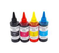 Encre à Base d'eau 4 Couleurs 100ML Compatible with Brother LC3017 LC3019 pour MFC J5330 J6530 J6930 J6730 J5830 J6535 J5930 J6935