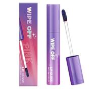 Encre a Levre Sans Transfert,Peeling Off Lip Stain,Gloss à lèvres peel-off changeant de couleur,Lip Stain Peel Off,rouge à lèvre permanent,Waterproof,Matte Lip Gloss (Rose)
