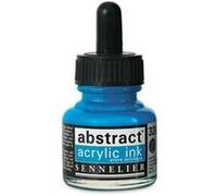 Encre Acrylique en flacon - bleu azur - Sennelier