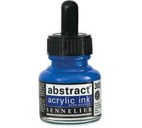 Sennelier Encre acrylique abstraite, teinte bleu cobalt