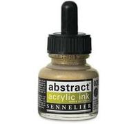 Encre Acrylique en flacon - iridescent or - Sennelier