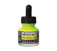 Sennelier – Encre acrylique en flacon – Jaune fluorescent