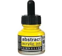 Encre Acrylique en flacon - jaune primaire - Sennelier