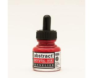 Encre Acrylique en flacon - rouge primaire - Sennelier