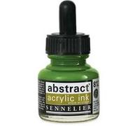 Sennelier Encre acrylique abstraite, 30 ml, vert olive clair