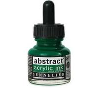 Encre Acrylique en flacon - vert permanent clair - Sennelier