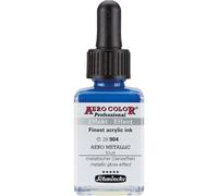 Schmincke : Aero Color Professional : Aero Métallique Bleu 28ml