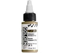GOLDEN Acrylique à haut débit, bronze irisé (fin), flacon de 30 ml