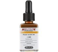 Encre acrylique - Extra-fine - Ocre d'or - 28 600 - Aéro Color Pro - Schmincke