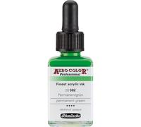 Encre acrylique - Extra-fine - Vert permanent - 28 502 - Aéro Color Pro - Schmin