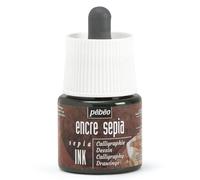 Pébéo – Encre acrylique – Sépia – Dessin, lavis, calligraphie – 45 ml
