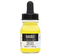 Encre acrylique professionnelle Liquitex, pot de 30 ml (1 oz), jaune bismuth