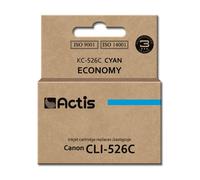 Encre Actis KC-526C (Remplacement pour Canon CLI-526C ; Standard ; 10 ml ; Cyan)