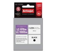 Encre Activejet AB-1000BN (Remplacement pour Brother LC1000/LC970Bk ; Suprême ; 35 ml ; noir)