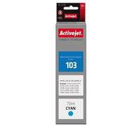 Encre Activejet AE-103C (Remplacement pour Epson 103 C13T00S24A ; Suprême ; 70 ml ; cyan)