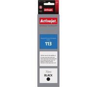 Encre Activejet AE-113Bk (Remplacement pour Epson 113 C13T06B140 ; Suprême ; 70 ml ; noir)