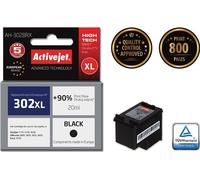 Encre Activejet AH-302BRX (Remplacement pour HP 302XL F6U68AE ; Premium ; 20 ml ; Noir)