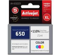 Encre Activejet AH-650CR (Remplacement pour HP 650 CZ102AE ; Premium ; 21 ml ; couleur)