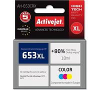 Encre Activejet AH-653CRX (Remplacement pour HP 652 F6V24AE ; Premium ; 320 pages ; couleur)