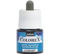 Pébéo – Encre Colorex aquarelle 45 ml – Bleu Lumière – Rendu velouté, tous supports