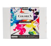 Encre - Aquarelle - Colorex - Pébéo - Coffret 10 Couleurs + Marqueurs + Accessoires