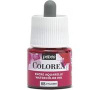 Pébéo – Encre Colorex aquarelle 45 ml – rendu velouté, dessin multi‑outil, tous supports – Cyclamen