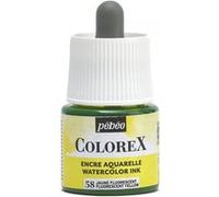 Encre aquarelle - Jaune fluo - 58 - Illustration, BD, manga, calligraphie - Colorex - Pébéo - 45ml