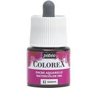 Pébéo – Encre aquarelle Colorex – rendu velouté, multi-outil tous supports – 45 ml Magenta