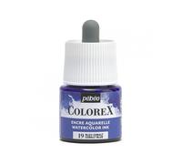 Pébéo - Encre Colorex 45 ML Bleu Cobalt - Colorex Encre Aquarelle Pébéo - Encre bleu Rendu Velouté - Encre Dessin Multi-outil Tous Supports - 45 ML - Bleu Cobalt, (Watercolor)