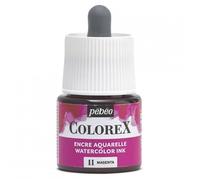 Pébéo – Encre aquarelle Colorex – rendu velouté, multi-outil tous supports – 45 ml Magenta