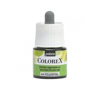 Pébéo - Encre Colorex 45 ML Vert Fluo - Colorex Encre Aquarelle Pébéo - Encre fluo Rendu Velouté - Encre Dessin Multi-outil Tous Supports - 45 ML - Vert Fluo