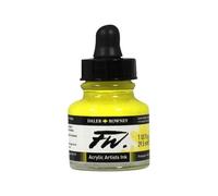 Daler - Rowney FW 29.5ml Art Bouteille d'encre acrylique - Process Jaune