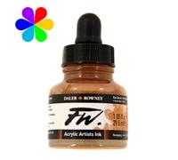 Daler - Rowney FW 29.5ml Art Bouteille d'encre acrylique - Raw Sienna