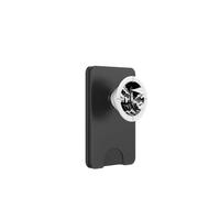 Encre Blackwork Code Morse pour Phare Nautique PopSockets PopWallet pour MagSafe