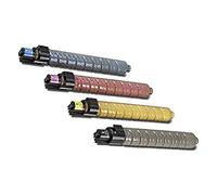 ENCRE BREIZ Pack 4 Toners pour Ricoh Aficio MP C2003 MP C2503-841925 841928 841927 841926 -MP C2004 MP C2504-841918 841919 841920 841921