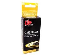 Encre compatible UPrint avec CLI551GY XL, C-551XLGY, gris, 275s, 11ml, haute capacité