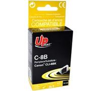 Encre compatible UPrint avec CLI8BK, C-8B, noir, 14ml, avec puce