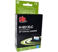 Encre compatible UPrint avec CN046AE, HP 951XL, H-951XL-C, cyan, 1500s, 25ml