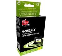 Encre compatible UPrint avec F6U18AE, HP 953XL, H-953XLY, jaune, 1800s, 25ml, haute capacité
