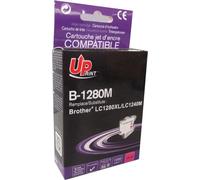 Encre compatible UPrint avec LC-1280XLM, B-1280M, magenta, 1200s, 12ml, haute capacité